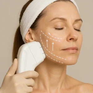 Woman having HI-FU to reduce wrinkles call LA LIPO Kensington Now!