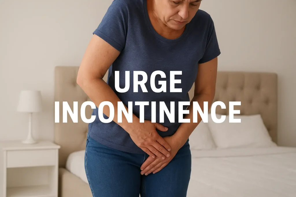how to manage urge incontinence Kensington symptoms