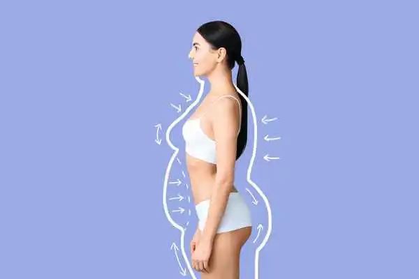 image of woman experiencing fat reduction treatment Kensington